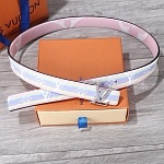 2020 Cheap Louis Vuitton 3.0cm Width Belts # 226634