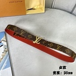 2020 Cheap Louis Vuitton 3.0cm Width Belts # 226636, cheap LouisVuitton Belts