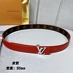 2020 Cheap Louis Vuitton 3.0cm Width Belts # 226637, cheap LouisVuitton Belts