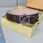 2020 Cheap Louis Vuitton 3.0cm Width Belts # 226640, cheap LouisVuitton Belts