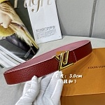 2020 Cheap Louis Vuitton 3.0cm Width Belts # 226645, cheap LouisVuitton Belts