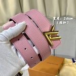 2020 Cheap Louis Vuitton 3.0cm Width Belts # 226645, cheap LouisVuitton Belts