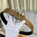 2020 Cheap Louis Vuitton 3.0cm Width Belts # 226647, cheap LouisVuitton Belts