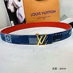 2020 Cheap Louis Vuitton 3.0cm Width Belts # 226649