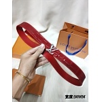 2020 Cheap Louis Vuitton 3.0cm Width Belts # 226653