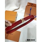 2020 Cheap Louis Vuitton 3.0cm Width Belts # 226654