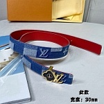 2020 Cheap Louis Vuitton 3.0cm Width Belts # 226655, cheap LouisVuitton Belts