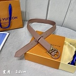 2020 Cheap Louis Vuitton 3.0cm Width Belts # 226656