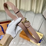 2020 Cheap Louis Vuitton 3.0cm Width Belts # 226656, cheap LouisVuitton Belts