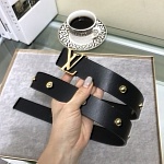 2020 Cheap Louis Vuitton 3.0cm Width Belts # 226658, cheap LouisVuitton Belts
