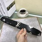 2020 Cheap Louis Vuitton 3.0cm Width Belts # 226659, cheap LouisVuitton Belts