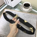 2020 Cheap Louis Vuitton 3.0cm Width Belts # 226662, cheap LouisVuitton Belts