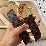 2020 Cheap Louis Vuitton 3.5cm Width Belts # 226665, cheap LouisVuitton Belts