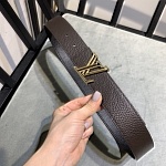 2020 Cheap Louis Vuitton 3.8cm Width Belts # 226693, cheap LouisVuitton Belts