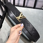2020 Cheap Louis Vuitton 3.8cm Width Belts # 226702, cheap LouisVuitton Belts