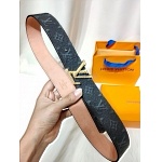 2020 Cheap Louis Vuitton 4.0cm Width Belts # 226774, cheap LouisVuitton Belts