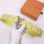 2020 Cheap Louis Vuitton 4.0cm Width Belts # 226797, cheap LouisVuitton Belts