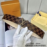 2020 Cheap Louis Vuitton 4.0cm Width Belts # 226822, cheap LouisVuitton Belts