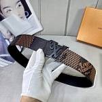 2020 Cheap Louis Vuitton 4.0cm Width Belts # 226860, cheap LouisVuitton Belts