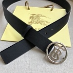 2020 Cheap 3.4cm Width Burberry Belts  # 227122, cheap Burberry Belt
