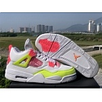 2020 Cheap Air Jordan 4 Lemon Venom Sneakers For Women in 227646, cheap Jordan 4 For Women