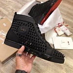 Christian Louboutin High Top Sneakers For Men # 233118, cheap Christian Louboutin