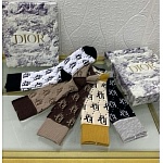 Dior Oblique Logo Socks Set 5 Pairs # 233500, cheap Socks