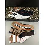 Burberry Logo Cotton Socks Set 5 Pairs # 233507, cheap Socks