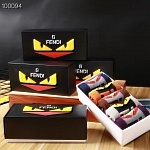 Fendi Logo Cotton Socks Set 5 Pairs # 233510, cheap Socks