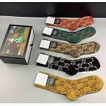 Gucci Logo Cotton Socks Set 5 Pairs # 233511, cheap Socks