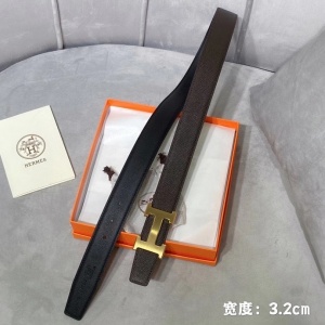$45.00,2021 Hermes 3.2 cm Width Belts  # 235560