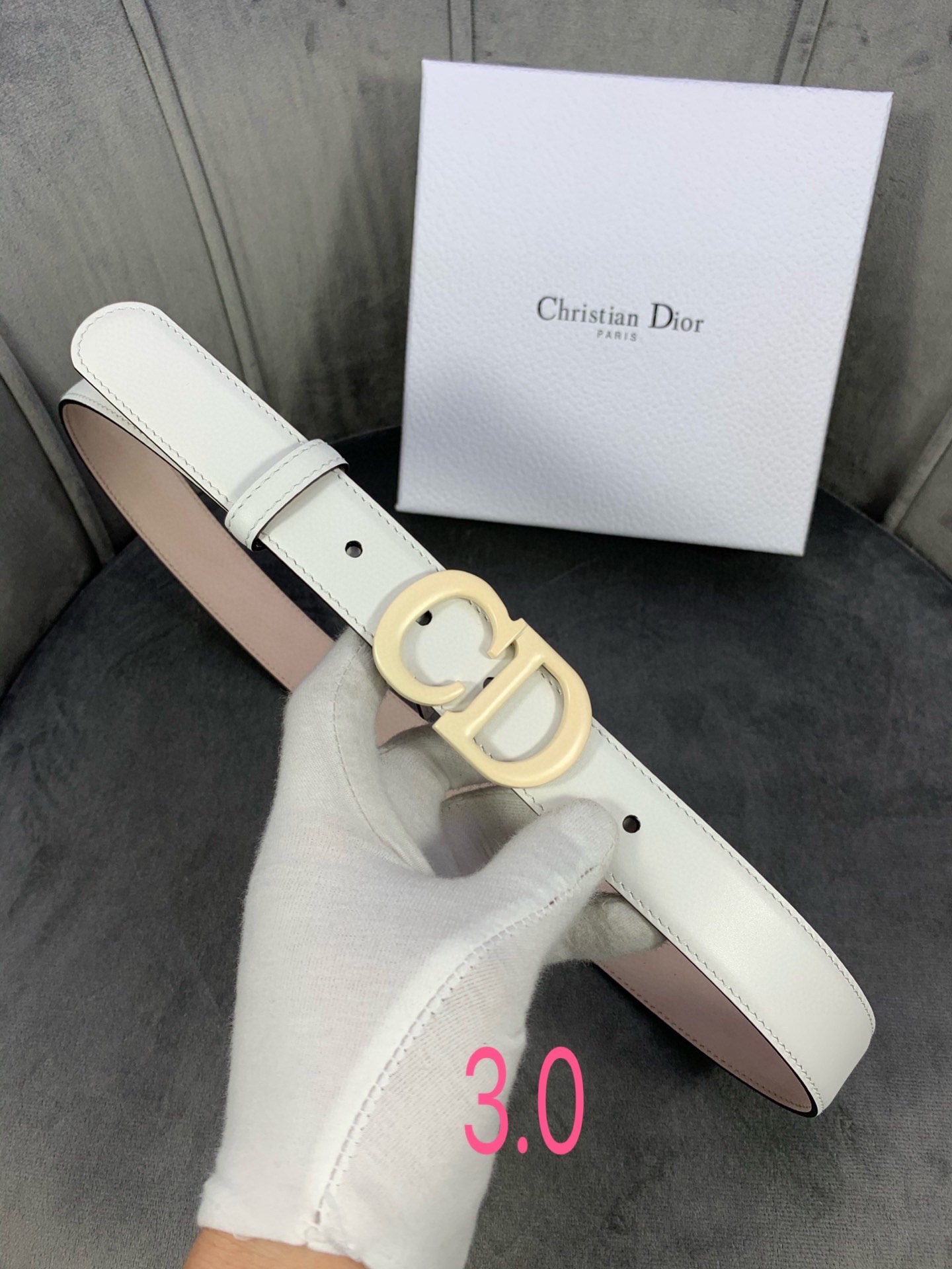 2021 3.0 cm Width Dior Belts For Women # 234602
