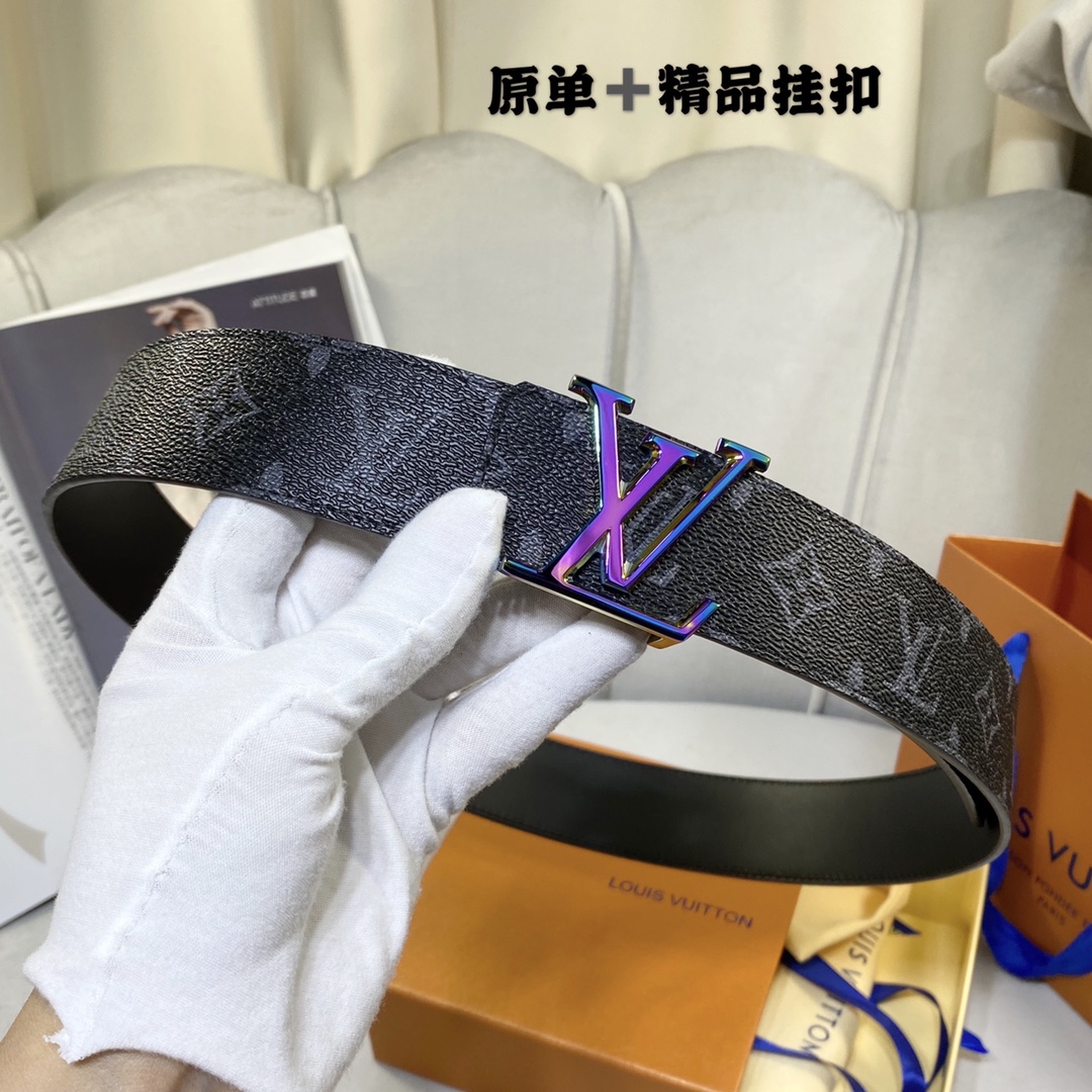 2021 4.0 cm Width Louis Vuitton Belts # 235086