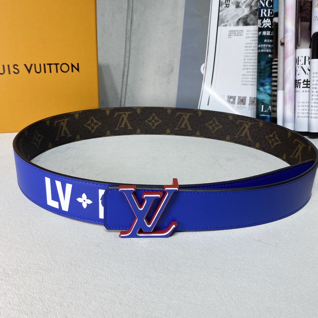 2021 4.0 cm Width Louis Vuitton Belts # 235417