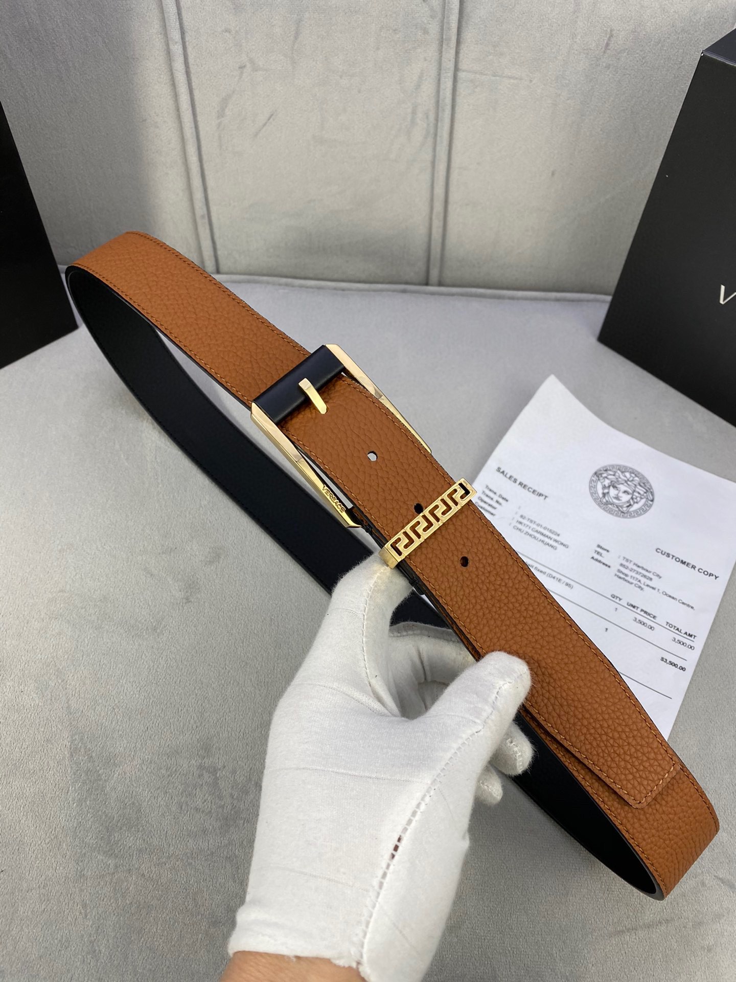 2021 Versace 3.4cm Width Belts # 236287