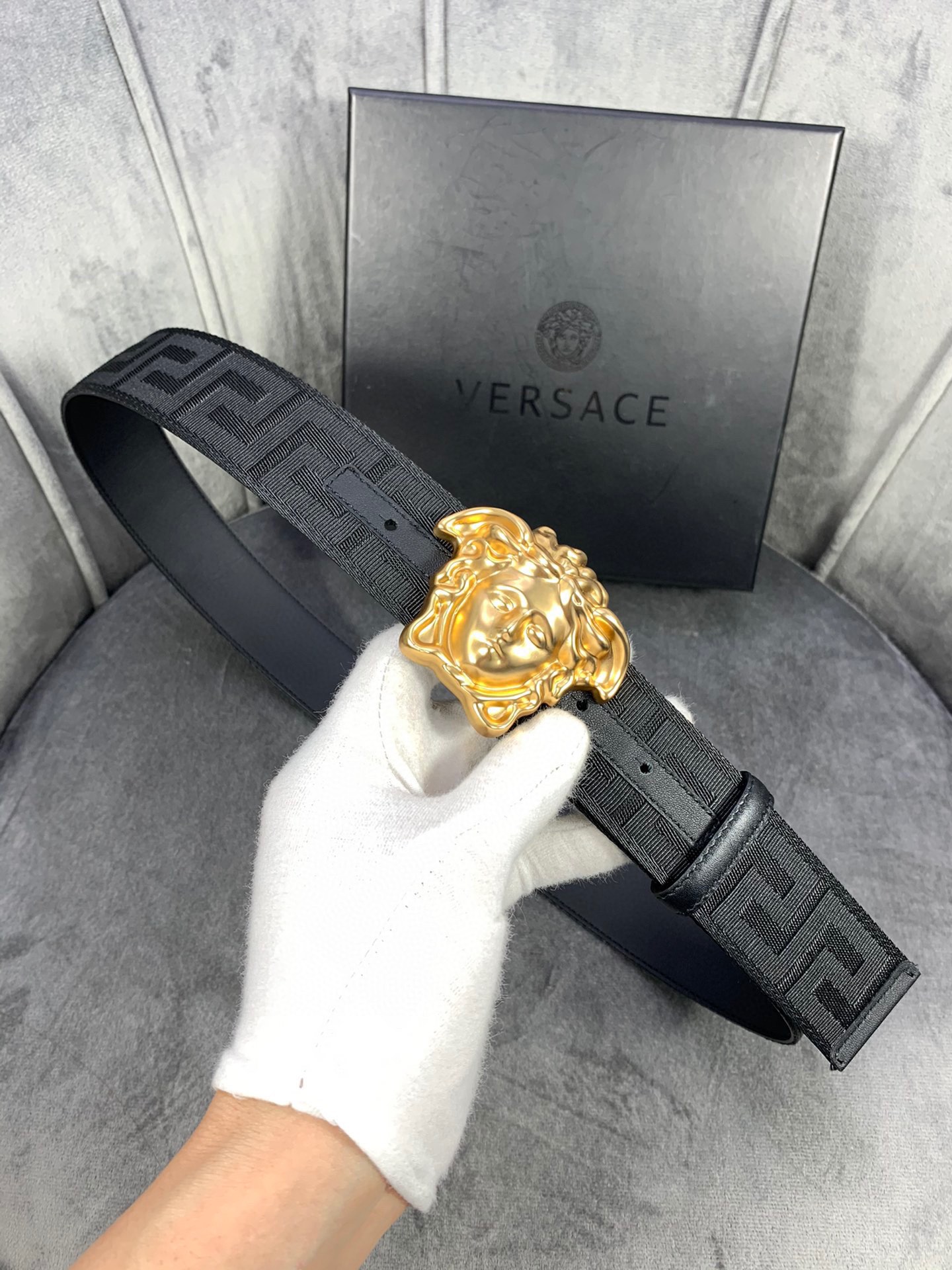 2021 Versace 3.8cm Width Belts # 236305