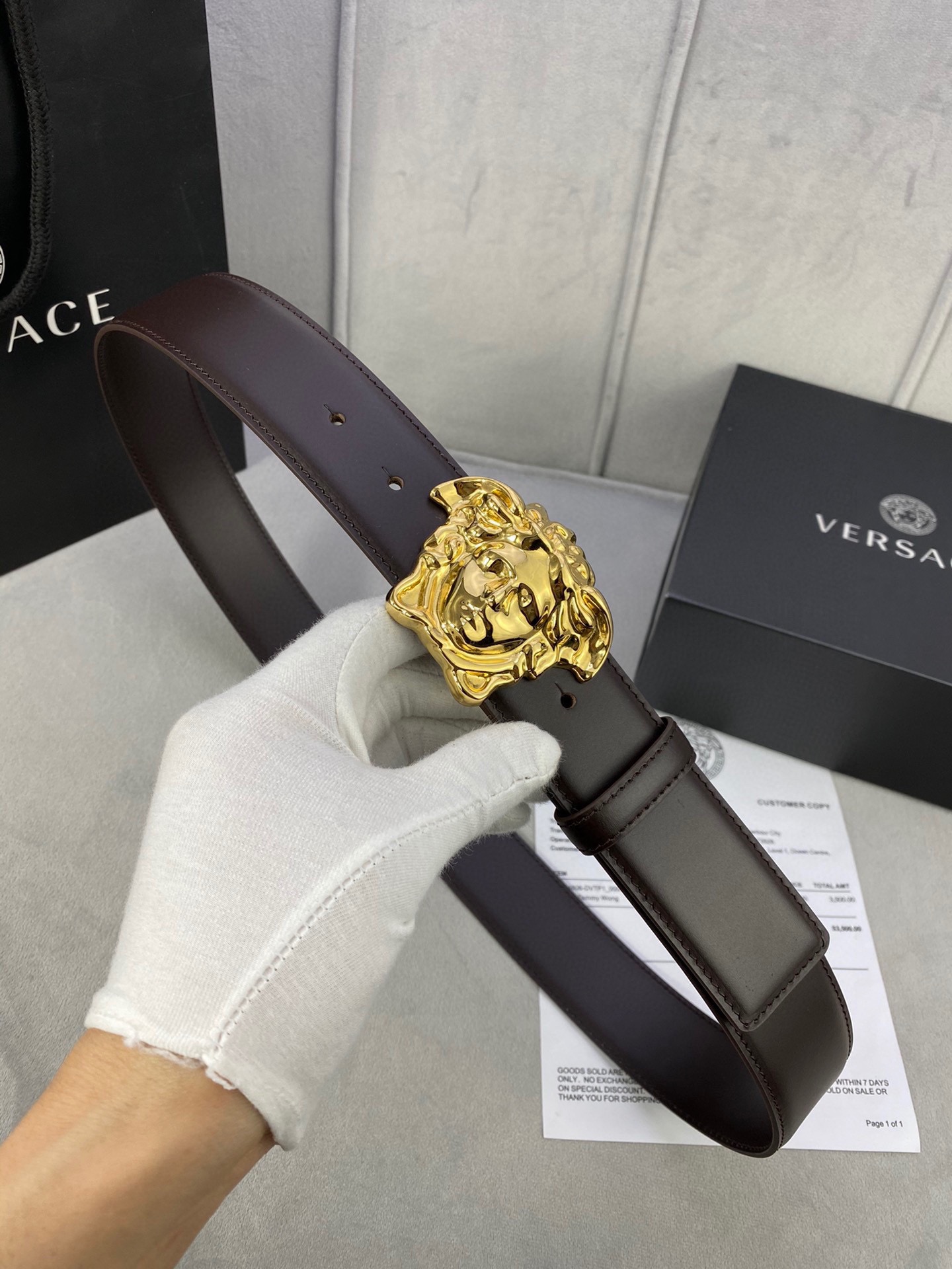 2021 Versace 3.8cm Width Belts # 236310
