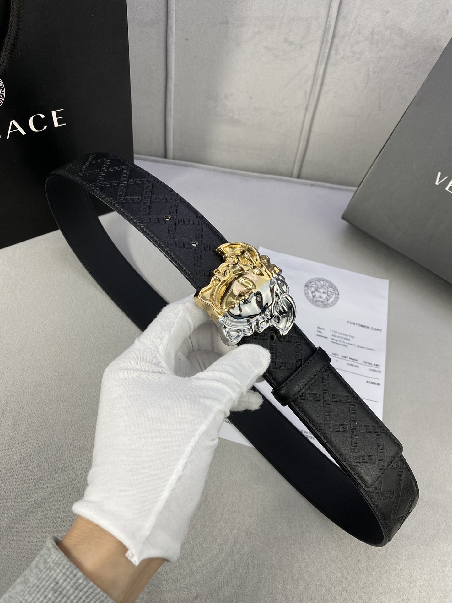 2021 Versace 3.8cm Width Belts # 236325