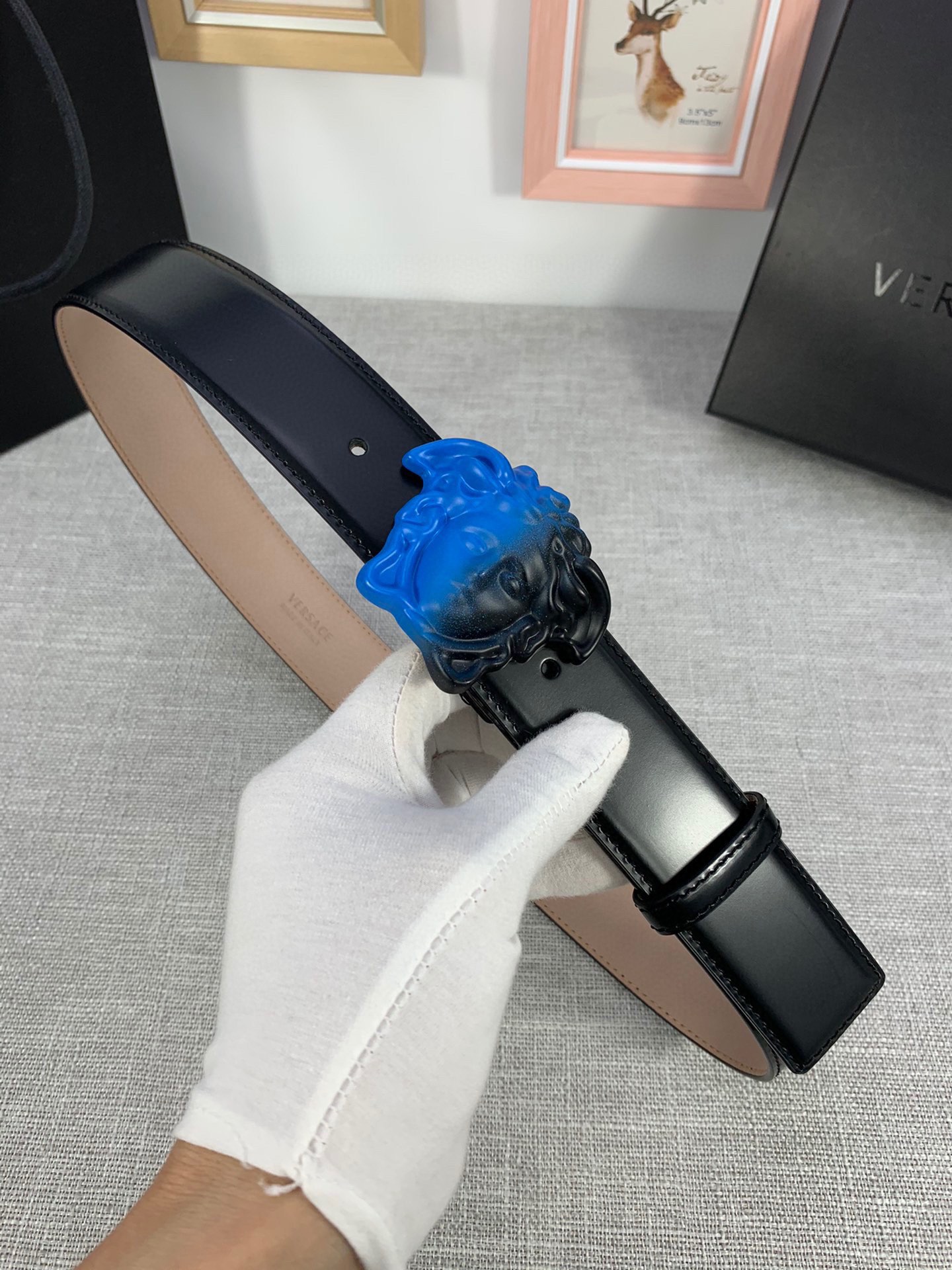 2021 Versace 3.8cm Width Belts # 236345