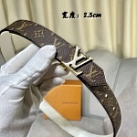 2021 2.5 cm Width Louis Vuitton Belts  # 234806, cheap LouisVuitton Belts