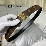 2021 3.0 cm Width Louis Vuitton Belts  # 234827