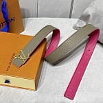 2021 3.0 cm Width Louis Vuitton Belts  # 234834