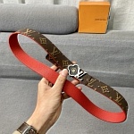 2021 3.0 cm Width Louis Vuitton Belts  # 234842, cheap LouisVuitton Belts