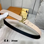 2021 3.0 cm Width Louis Vuitton Belts  # 234845, cheap LouisVuitton Belts