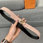 2021 3.0 cm Width Louis Vuitton Belts  # 234852, cheap LouisVuitton Belts