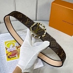 2021 3.4 cm Width Louis Vuitton Belts  # 234880, cheap LouisVuitton Belts