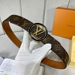 2021 3.4 cm Width Louis Vuitton Belts  # 234883, cheap LouisVuitton Belts