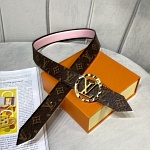 2021 3.4 cm Width Louis Vuitton Belts  # 234885