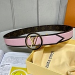 2021 3.4 cm Width Louis Vuitton Belts  # 234886, cheap LouisVuitton Belts