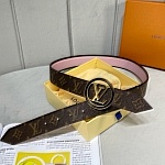 2021 3.4 cm Width Louis Vuitton Belts  # 234887